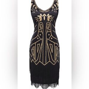 Flapper Halloween costume in XS. All accessories included. Worn once.